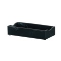 4x8 Napkin Holder-Black Swirl